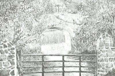 Cesta pod obloukem Isle of Wight, 2012 od Vincent Alexander Booth