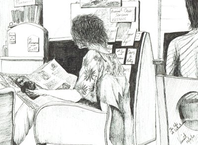Čtení v knihkupectví Waterstones Manchester, 2007 od Vincent Alexander Booth