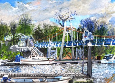 Teddington Lock, 2001 od Vincent Alexander Booth