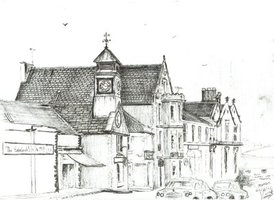 Hotel Star, Moffat. 2005, (tuš na papíře) od Vincent Alexander Booth