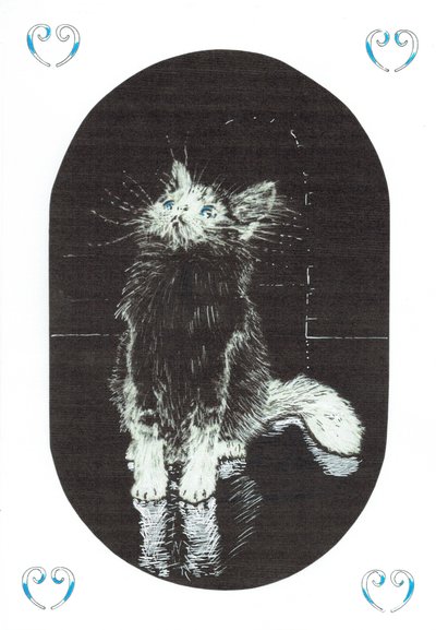 strana 1, Zámek v lese Findhorn, 2006, (tuš na papíře) od Vincent Alexander Booth