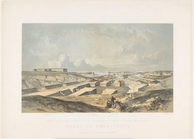 De Haven van Sebastopol, 1855 Doky Sebastopol (název na objektu) od Vincent Brooks