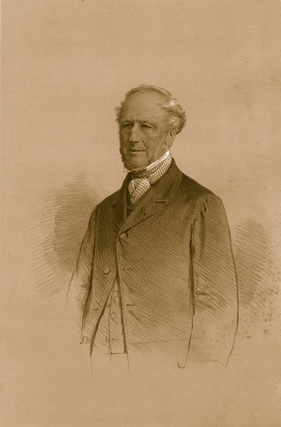 Rev. John Russell, 1879. od Vincent Brooks Day and Son