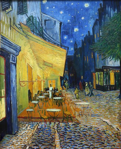 Café Terrace at Night Kavárna terasa v noci, 1888. od Vincent van Gogh