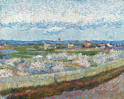 Peach Trees in Blossom, 1889. od Vincent van Gogh