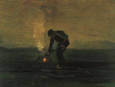 Rolnické pálení plevele, 1883. od Vincent van Gogh