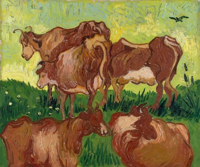 Krávy po Jacobu Jordaensovi, 1890. od Vincent van Gogh