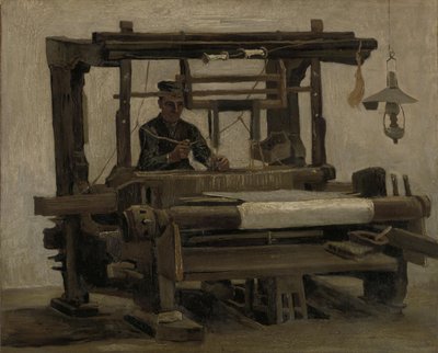 Tkadlec na stavu, 1884. od Vincent van Gogh