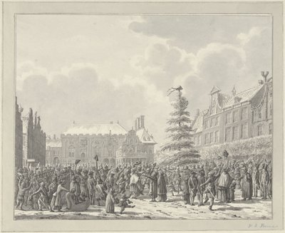Revoluce v Haarlemu, 19. ledna 1795 od Vincent Jansz. van der Vinne