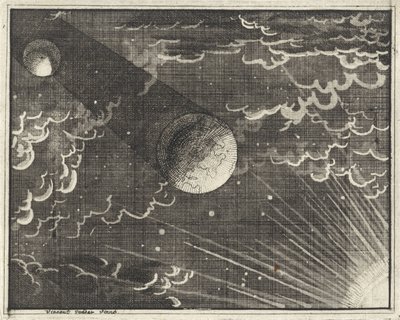 Slunce, Země a Měsíc od Vincent Laurensz. van der Vinne (II)