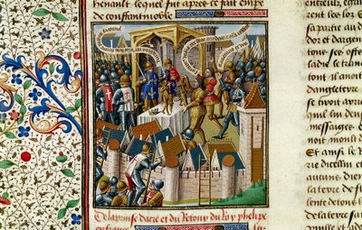 The Capture of Acre, c1191, 15. století od Vincent of Beauvais