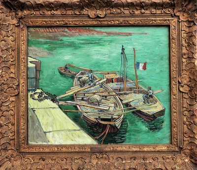 1888 van Gogh Rhonebarken od Vincent van Gogh