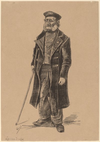 Obyvatelé chudobince, stojící od Vincent van Gogh