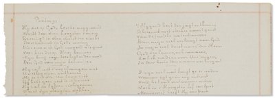 Autografní rukopis, přepisy biblických textů v nizozemštině od Vincent van Gogh
