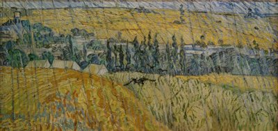 Auvers v dešti od Vincent van Gogh