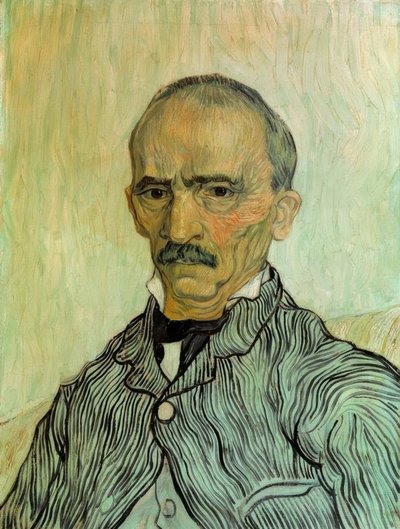 Portrét supervizora Trabuca v nemocnici Saint-Paul od Vincent van Gogh