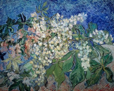 Kvetoucí kaštanové větve od Vincent van Gogh