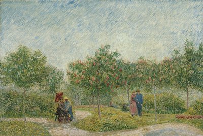 Námluvy pro páry v parku Voyer dArgenson v Asnières, 1887 od Vincent van Gogh