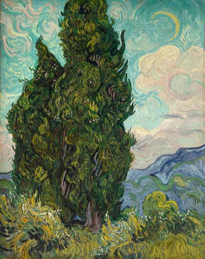 Cypřiše od Vincent van Gogh