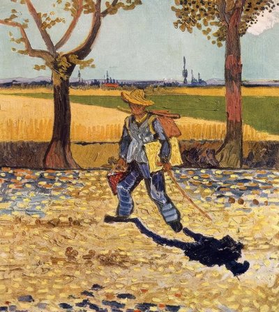 Malíř na cestě do práce od Vincent van Gogh