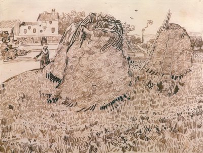 Hromada slámy od Vincent van Gogh