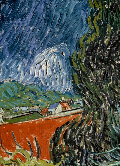 Detail zahrady doktora Gacheta v Auvers sur Oise (Auvers-sur-Oise). Obraz Vincenta van Gogha (1853-1890) 1890 Ne. 0,73x0,52 m Paříž, muzeum Orsay od Vincent van Gogh