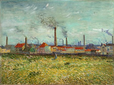 Továrny v Clichy od Vincent van Gogh