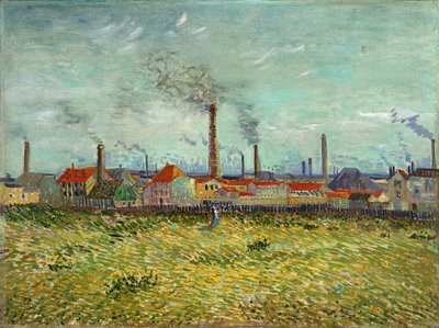 Továrny v Clichy od Vincent van Gogh