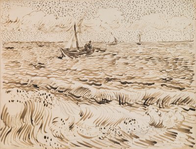 Rybářské lodě v Saintes-Maries-de-la-Mer od Vincent van Gogh