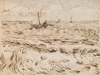 Rybářské lodě v Saintes-Maries-de-la-Mer od Vincent van Gogh