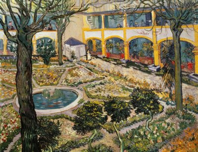 Zahrada nemocnice v Arles od Vincent van Gogh