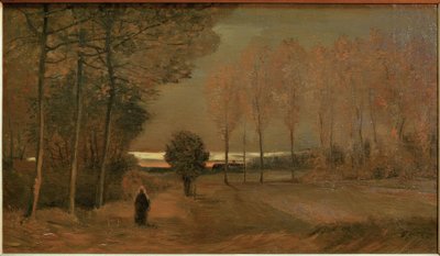 Podzimní krajina ve večerních hodinách od Vincent van Gogh