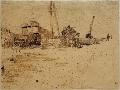 Železniční skladiště od Vincent van Gogh
