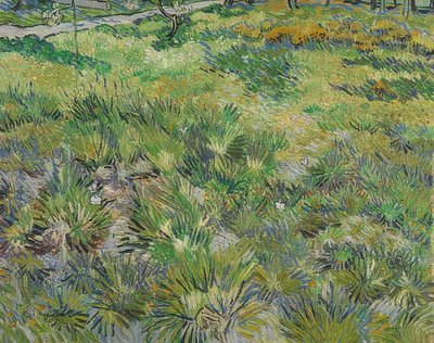 Dlouhá tráva s motýly. 1890 od Vincent van Gogh