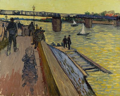 Le Bridge of Trinquetaile v Arles od Vincent van Gogh