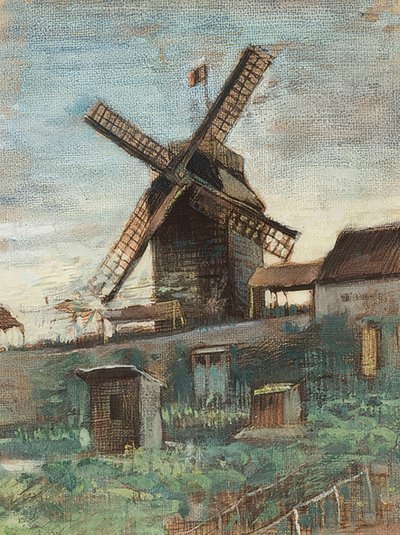 Le Moulin Le Blute-fin. 1886 od Vincent van Gogh