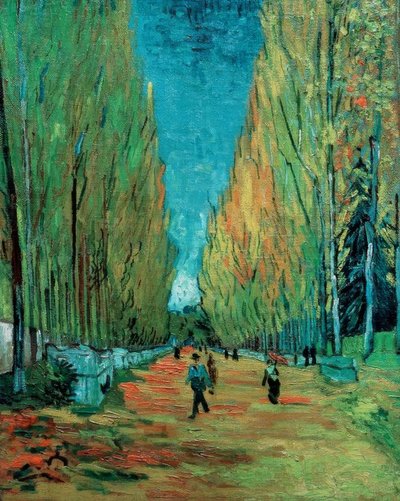 Les Alyscamps od Vincent van Gogh