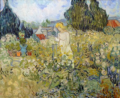 Mademoiselle Gachet ve své zahradě v Auvers sur Oise (Auvers-Sur-Oise) Obraz Vincenta van Gogha (1853-1890) 1890 Sun. 0,46 x 0,55 m Paříž, muzeum Orsay od Vincent van Gogh