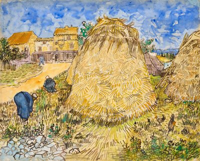 pšenice stohy od Vincent van Gogh