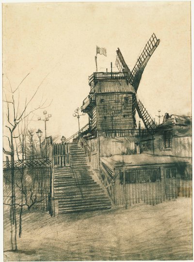 Mlýn v Galette od Vincent van Gogh