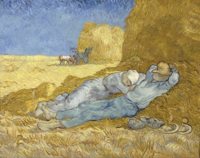 Poledne – Odpočinek od práce (podle Milleta) od Vincent van Gogh