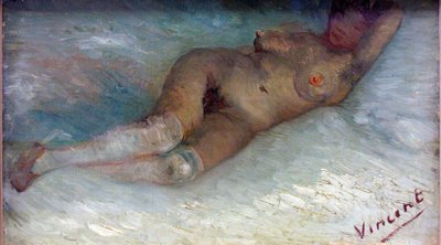 ""Nu couche"" (ležící akt) Peinture de Vincent van Gogh (1853-1890) 1887 kroller-muller Museum Otterlo, Pays-Bas od Vincent van Gogh