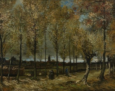 Topoly poblíž Nuenen. 1885 od Vincent van Gogh