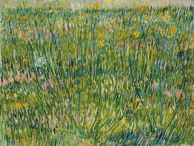 Patch of Grass, duben-červen 1887 (olej na plátně) od Vincent van Gogh