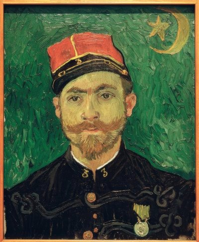 Portrét Milliet od Vincent van Gogh