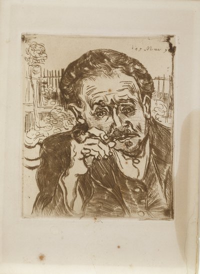 Portrét doktora Gacheta od Vincent van Gogh