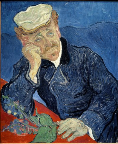 Portrét doktora Paula Gacheta - olej na plátně od Vincent van Gogh
