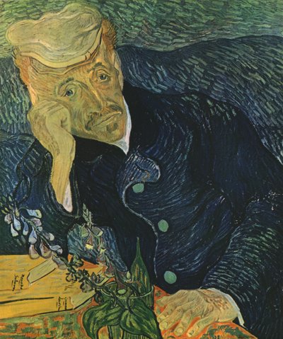 Portrét Dr Paula Gacheta, červen 1890, 1947. od Vincent van Gogh
