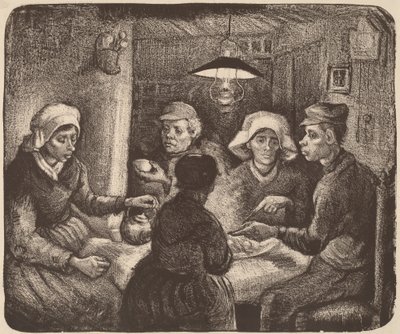 Jedáci brambor, 1885. od Vincent van Gogh