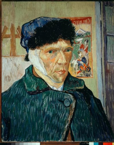 Autoportrét s obvázaným uchem od Vincent van Gogh